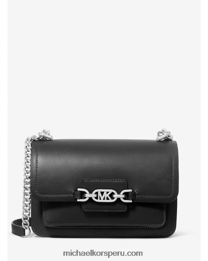 Z48V1313 negro mujer Michael Kors bolso de hombro grande de piel jaspeada