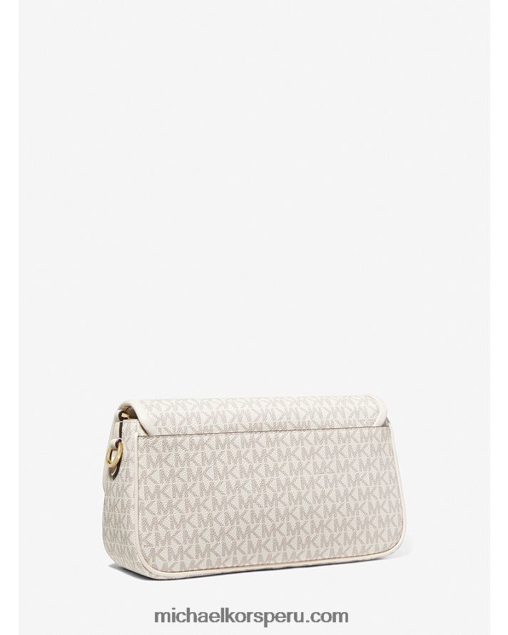 Z48V1320 furgoneta/crema mujer Michael Kors bolsa de hombro Parker mediana con logo