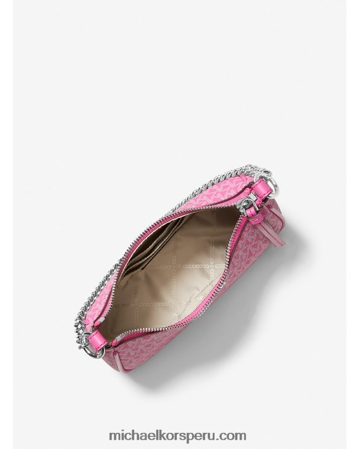 Z48V1349 cereza mujer Michael Kors bolso de mano pequeño con logo