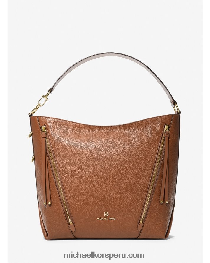 Z48V1389 equipaje mujer Michael Kors bolso de hombro brooklyn grande de piel granulada