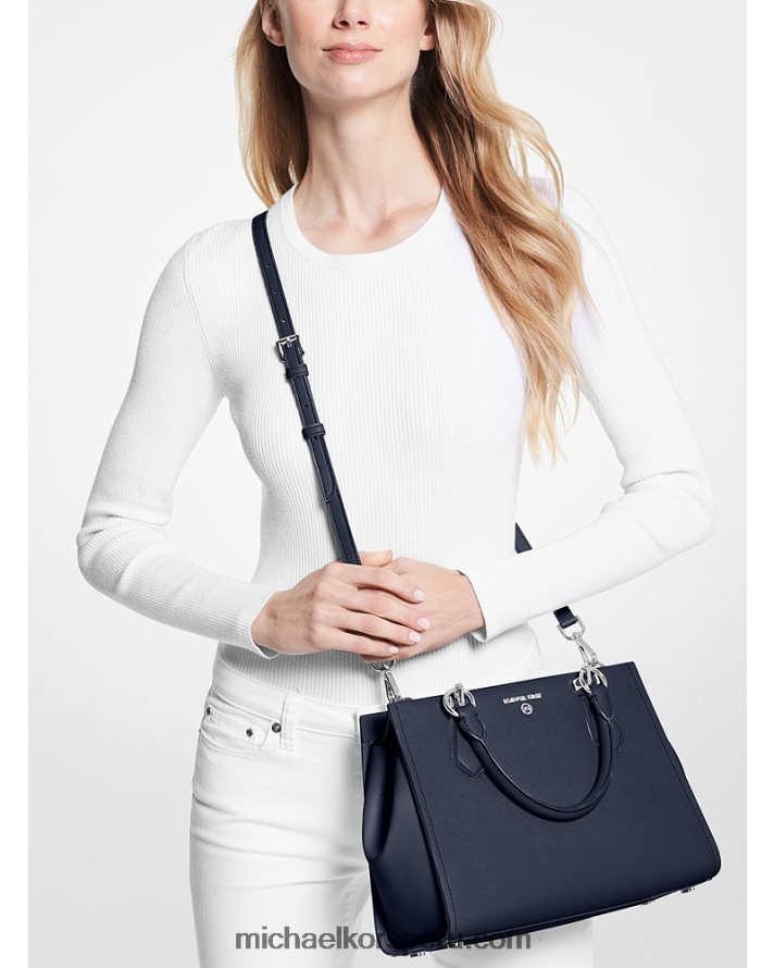 Z48V1418 Armada mujer Michael Kors bolso satchel marilyn mediano de piel saffiano