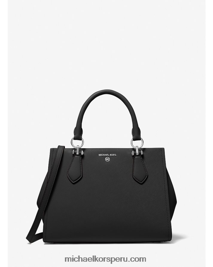 Z48V1421 negro mujer Michael Kors bolso satchel marilyn mediano de piel saffiano