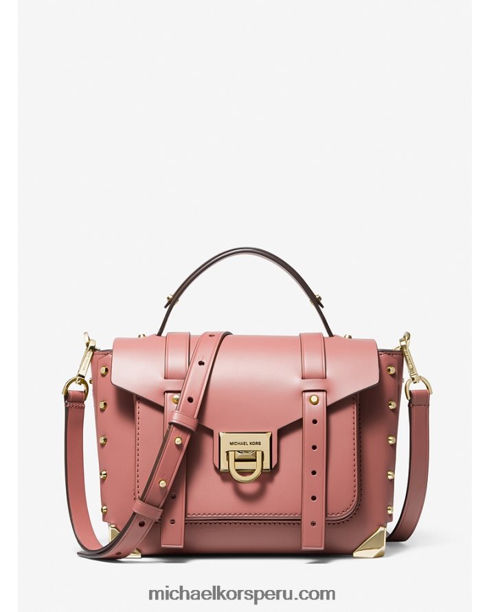 Z48V1436 rosa mujer Michael Kors cartera manhattan mediana de piel