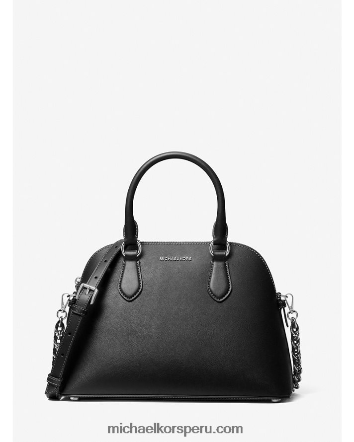 Z48V1437 negro mujer Michael Kors bolso satchel veronica mediano de piel saffiano