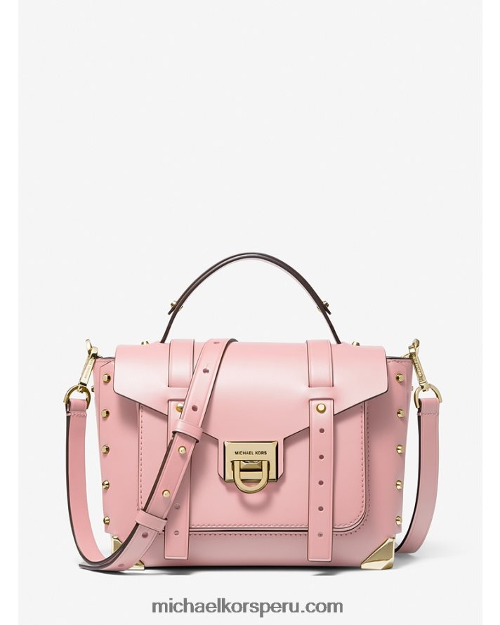 Z48V1438 rubor en polvo mujer Michael Kors cartera manhattan mediana de piel