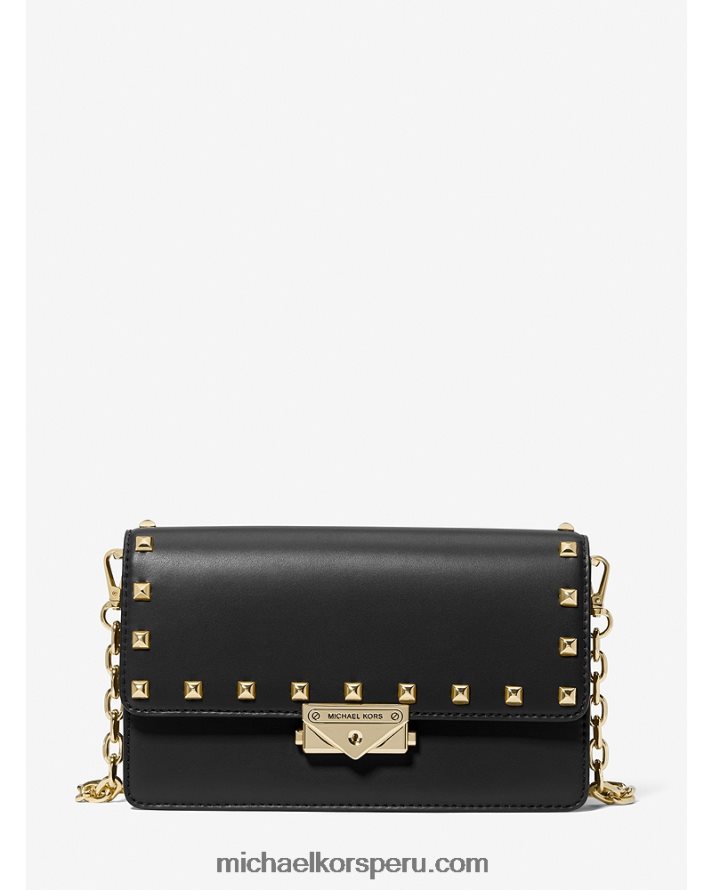 Z48V1583 negro mujer Michael Kors bolso de mano cece mediano de piel sintética con tachuelas