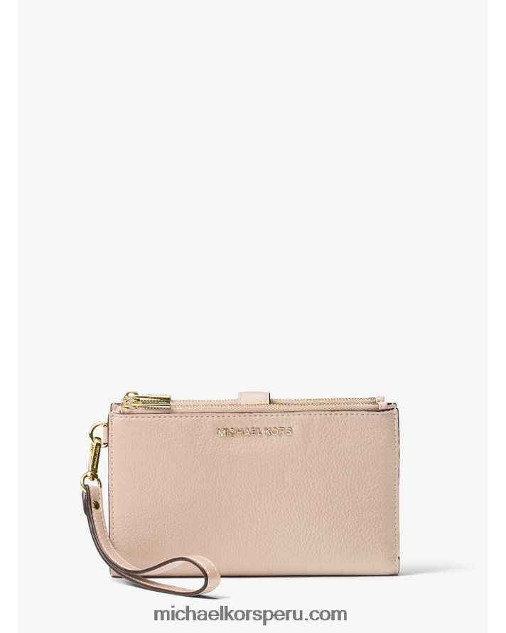 Z48V1599 Rosa suave mujer Michael Kors cartera para smartphone adele de piel