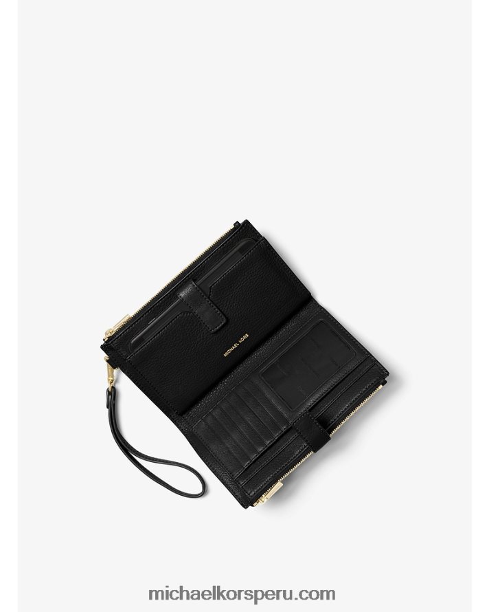 Z48V1602 negro mujer Michael Kors cartera para smartphone adele de piel