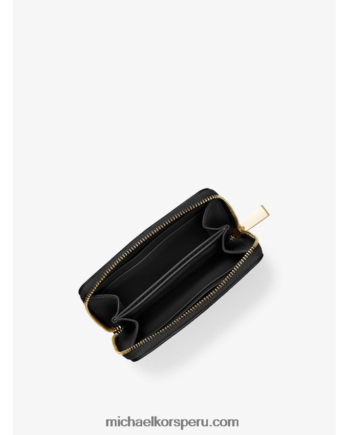 Z48V1625 negro mujer Michael Kors cartera pequeña de piel granulada