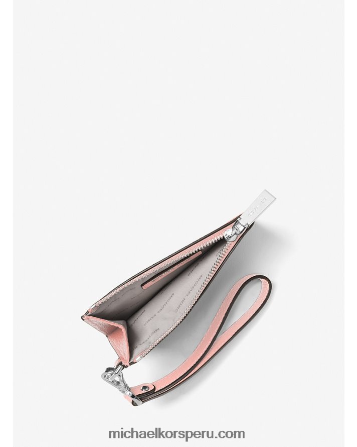 Z48V1630 rosa mujer Michael Kors monedero de cuero