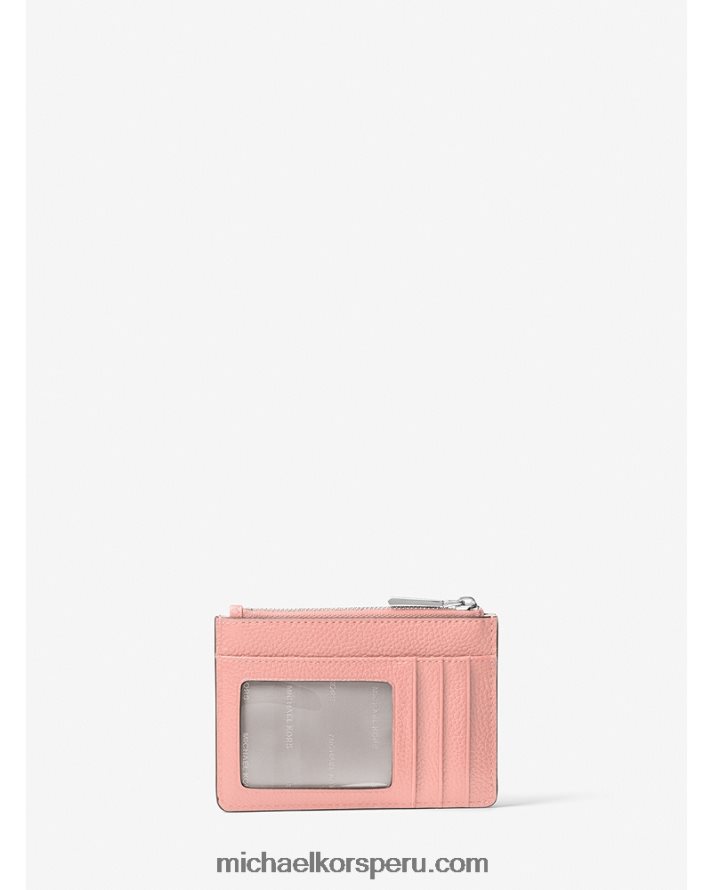 Z48V1630 rosa mujer Michael Kors monedero de cuero