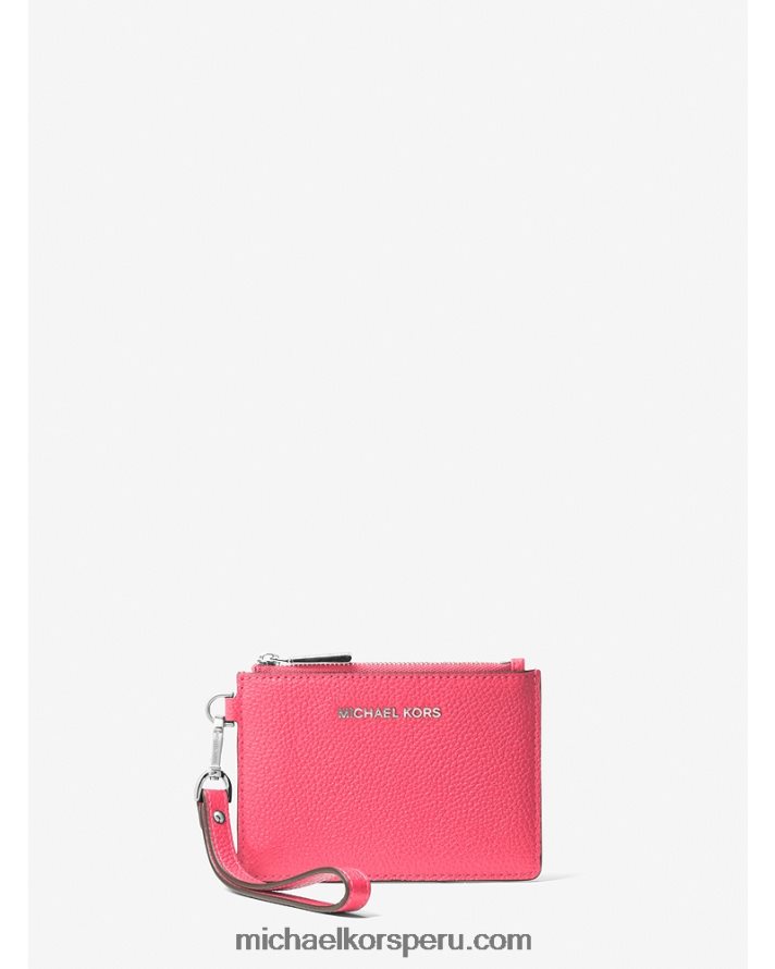 Z48V1633 geranio mujer Michael Kors monedero de cuero