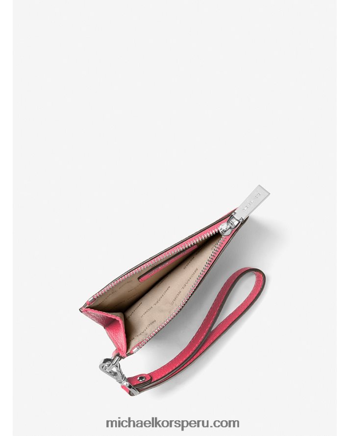 Z48V1633 geranio mujer Michael Kors monedero de cuero