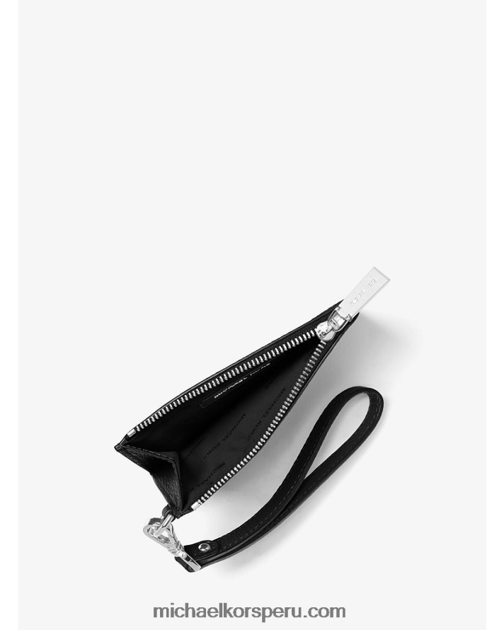 Z48V1642 negro mujer Michael Kors monedero de cuero