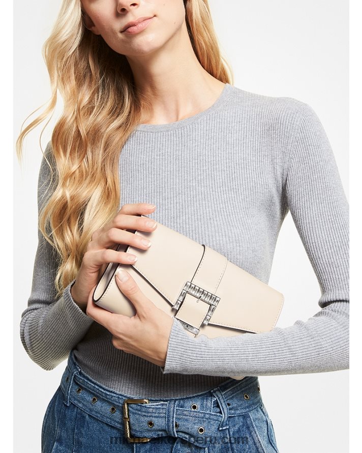 Z48V1517 es crema mujer Michael Kors bolso de mano penélope mediano de piel