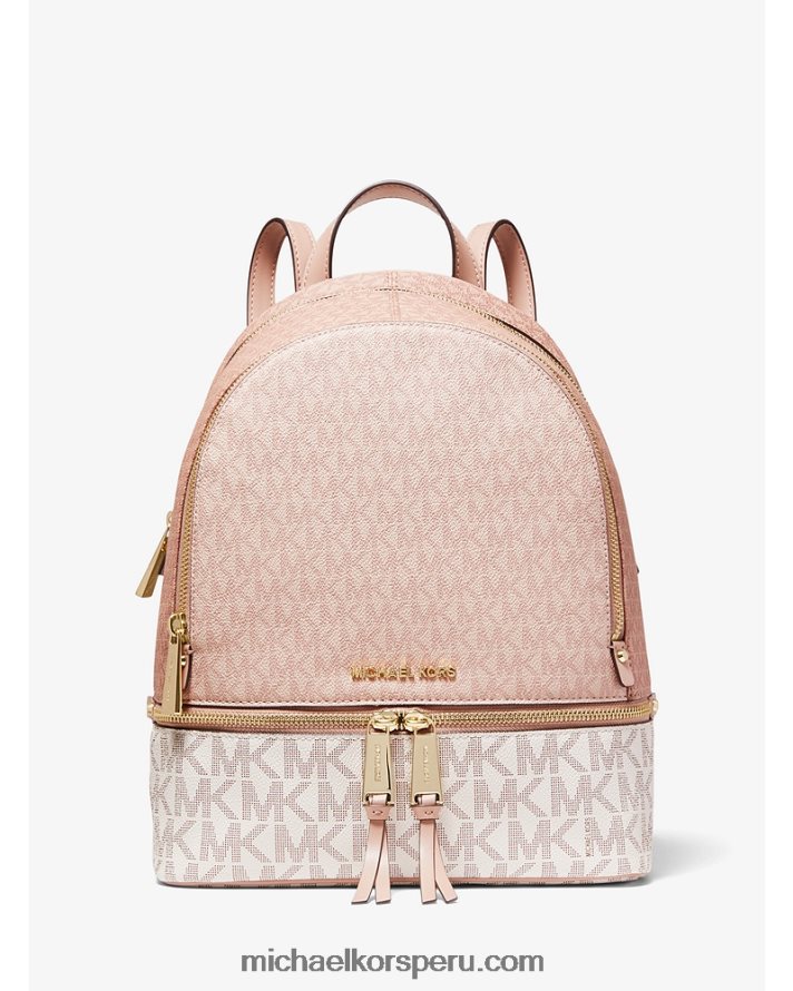 Z48V1194 ballet multi mujer Michael Kors mochila Rhea mediana con diseño colour block y logo