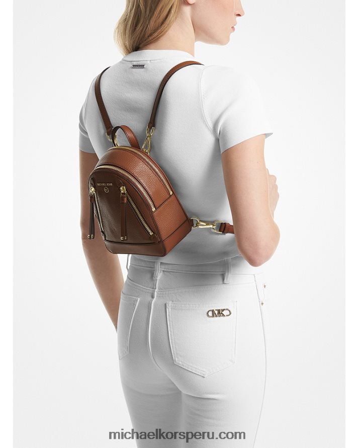 Z48V1207 equipaje mujer Michael Kors mochila brooklyn extrapequeña de piel granulada