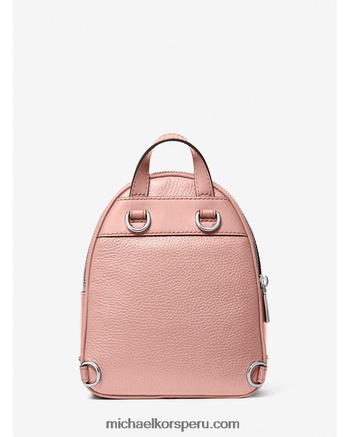 Z48V1213 rosa mujer Michael Kors mochila brooklyn extrapequeña de piel granulada