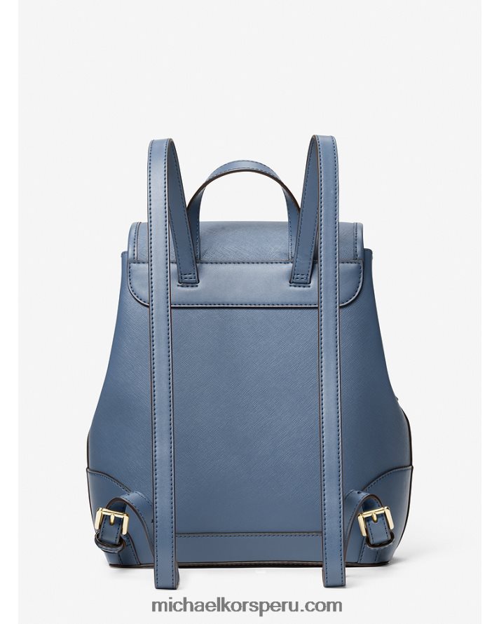 Z48V1215 mezclilla mujer Michael Kors mochila harrison mediana de piel saffiano