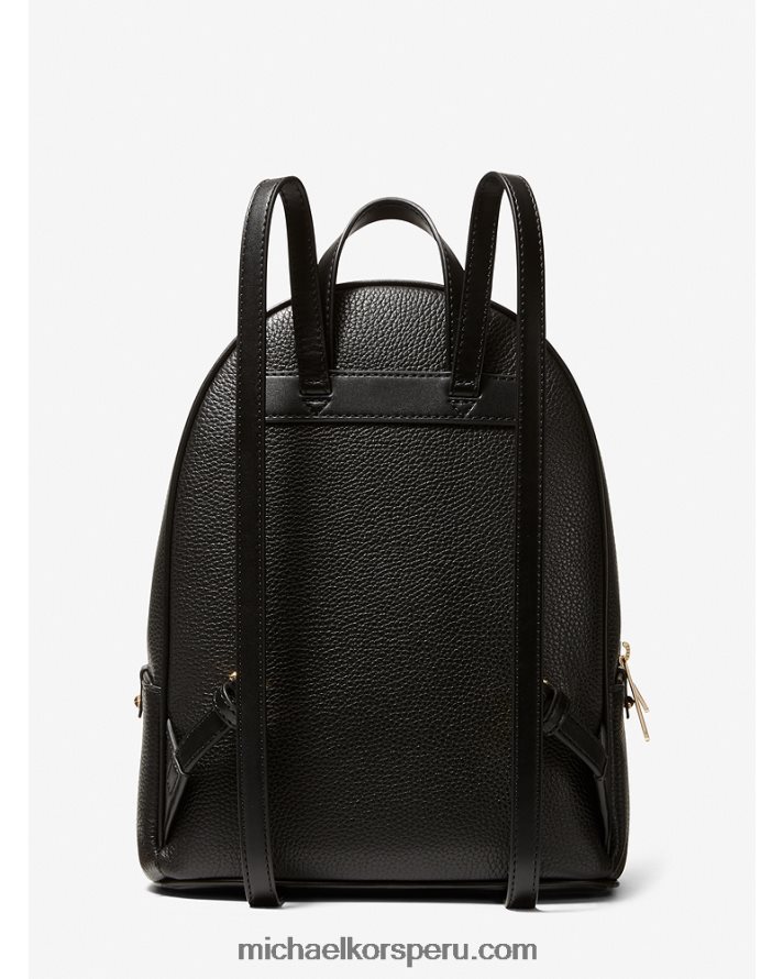 Z48V1226 negro mujer Michael Kors mochila adina mediana de piel granulada