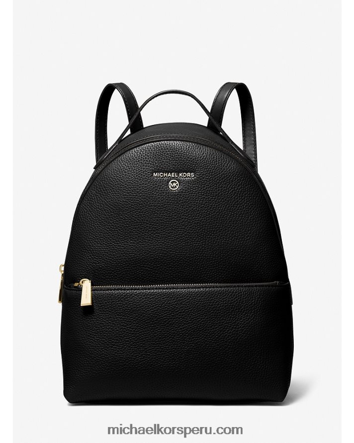 Z48V1231 negro mujer Michael Kors mochila valerie mediana de piel granulada