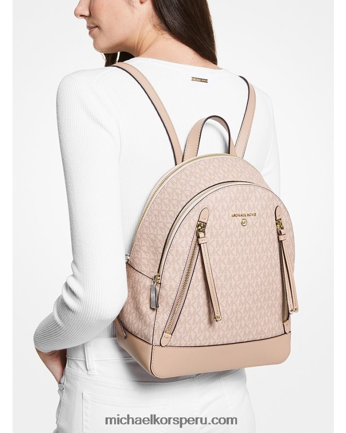 Z48V1237 ballet mujer Michael Kors mochila brooklyn mediana con logo