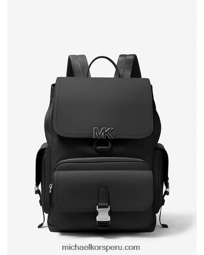 Z48V1256 negro mujer Michael Kors mochila de cuero hudson