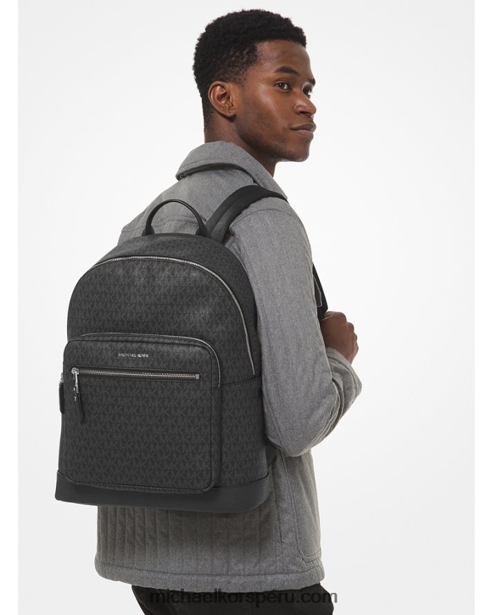 Z48V1258 negro mujer Michael Kors mochila con logo