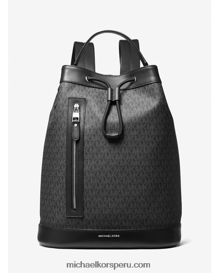 Z48V1261 negro mujer Michael Kors mochila con logo