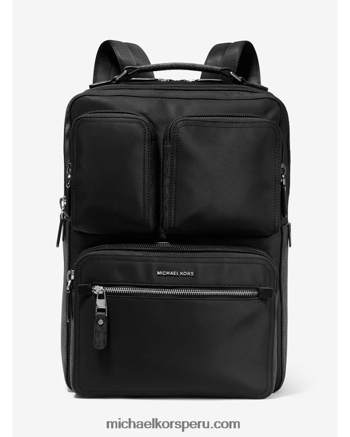 Z48V1262 negro mujer Michael Kors mochila brooklyn de nailon