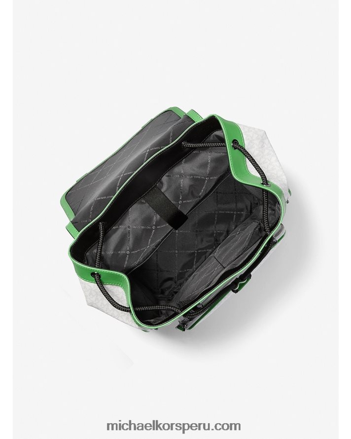 Z48V1282 verde palmera mujer Michael Kors mochila utilitaria cooper con logo gráfico