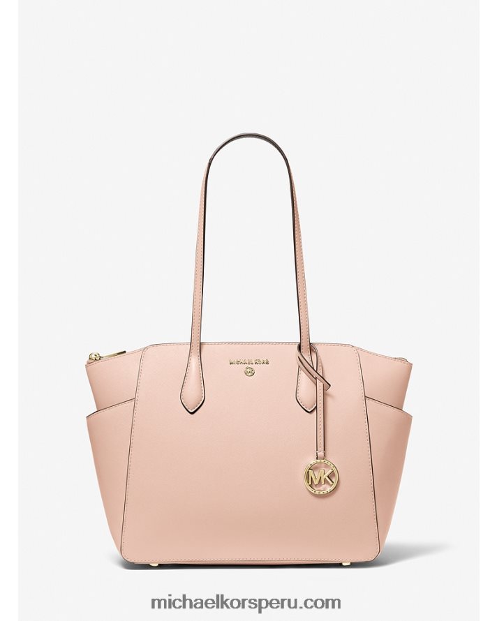 Z48V1050 Rosa suave mujer Michael Kors bolso shopper marilyn mediano de piel saffiano