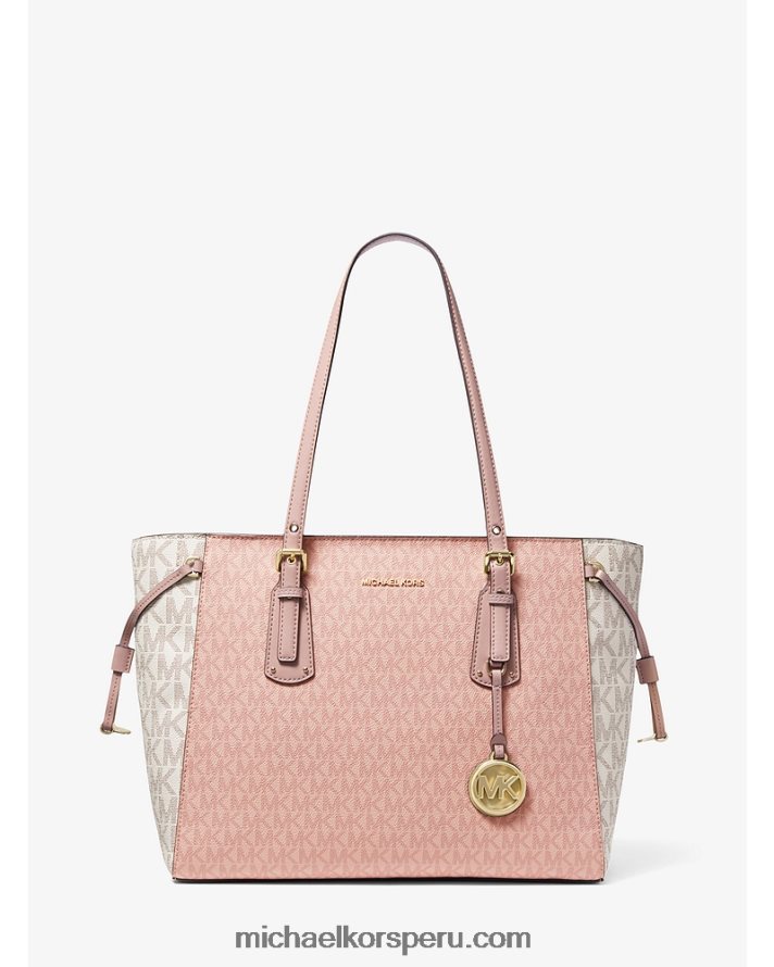 Z48V1054 ballet multi mujer Michael Kors bolso shopper voyager mediano con logo