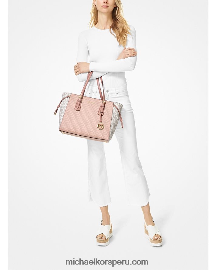 Z48V1054 ballet multi mujer Michael Kors bolso shopper voyager mediano con logo