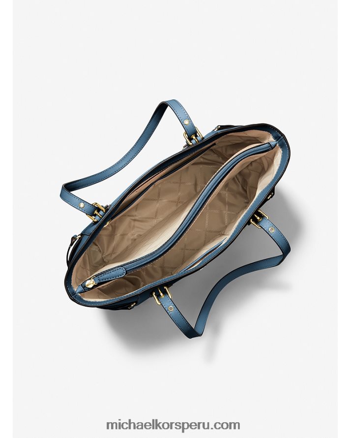 Z48V1059 cambray mujer Michael Kors bolso shopper voyager pequeño de piel saffiano