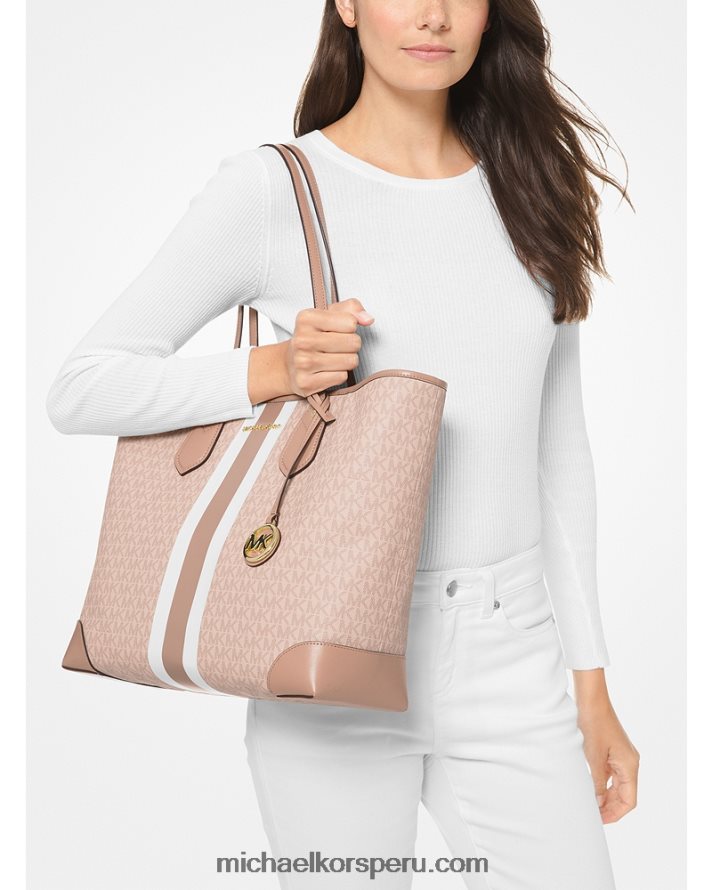 Z48V1072 ballet multi mujer Michael Kors tote eva grande con franja del logo