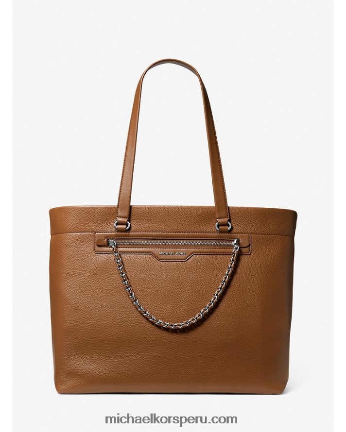 Z48V1077 equipaje mujer Michael Kors bolso slater grande de piel granulada