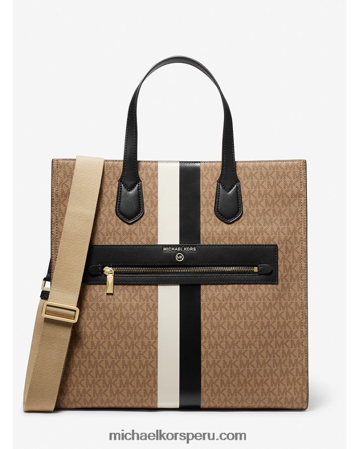 Z48V1085 cáscara multi mujer Michael Kors bolso shopper Kempner grande con franja del logo