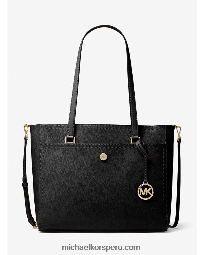 Z48V1111 negro mujer Michael Kors bolso shopper 3 en 1 maisie grande de piel granulada