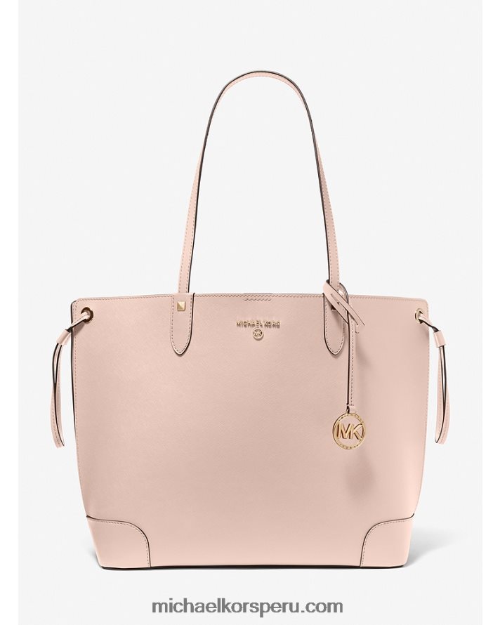 Z48V1181 Rosa suave mujer Michael Kors bolso shopper edith grande de piel saffiano