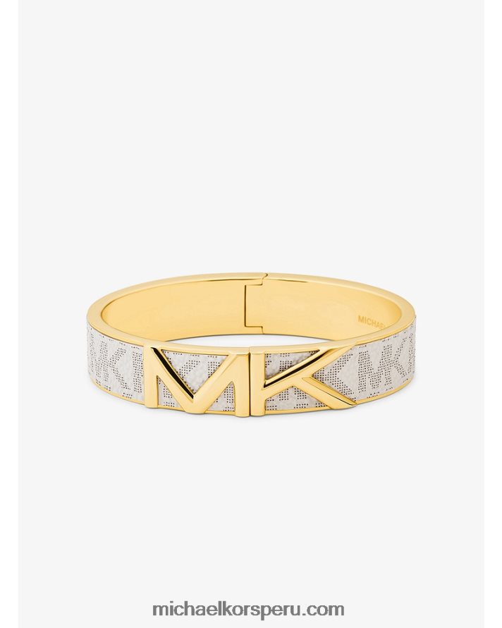 Z48V2480 vainilla mujer Michael Kors brazalete con logo