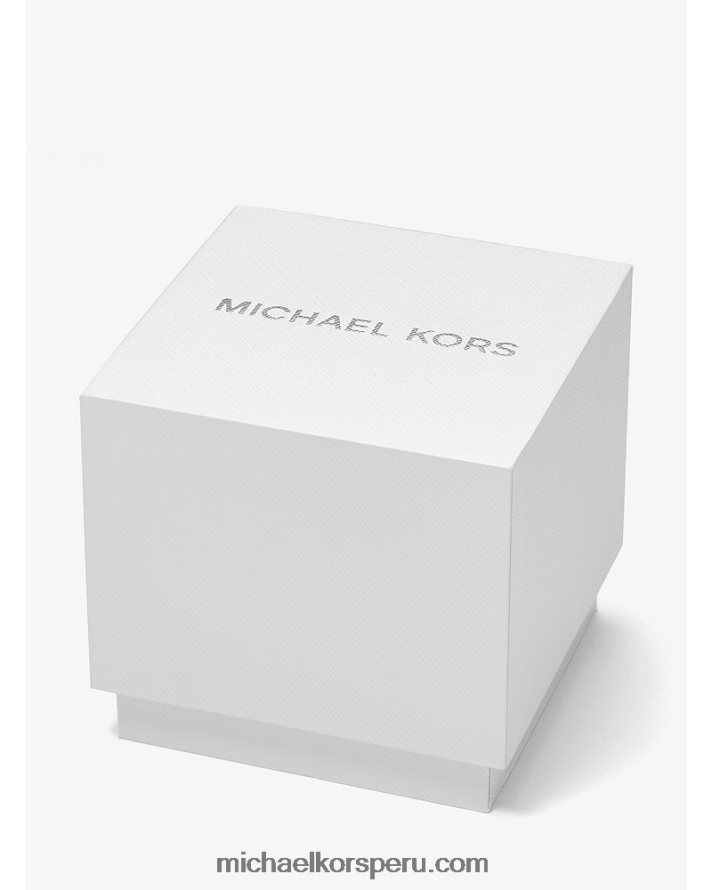 Z48V2374 oro rosa mujer Michael Kors reloj oversize pavé con logo