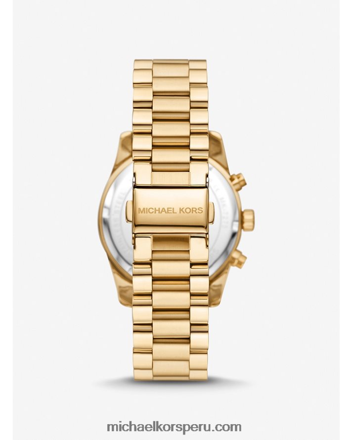Z48V2390 oro mujer Michael Kors reloj lexington pavé