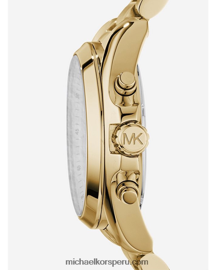 Z48V2400 oro mujer Michael Kors reloj bradshaw extragrande
