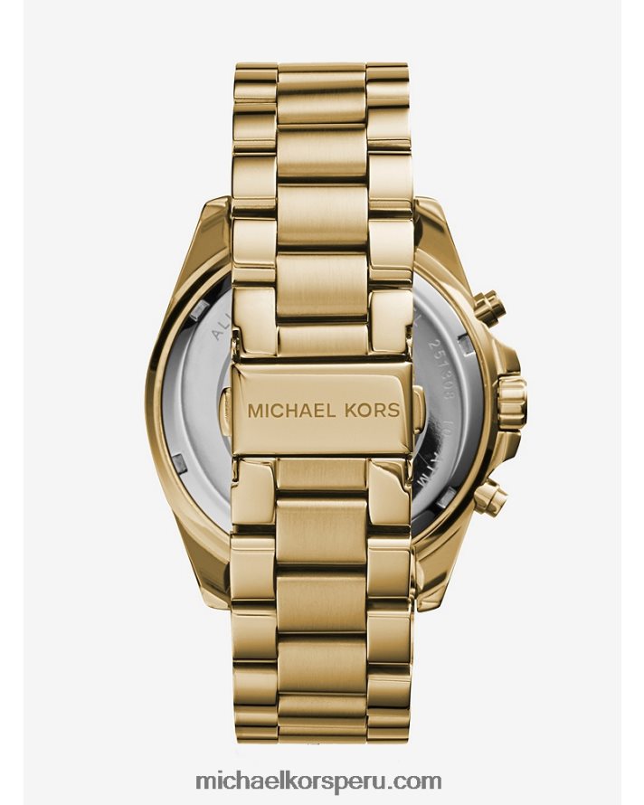 Z48V2400 oro mujer Michael Kors reloj bradshaw extragrande
