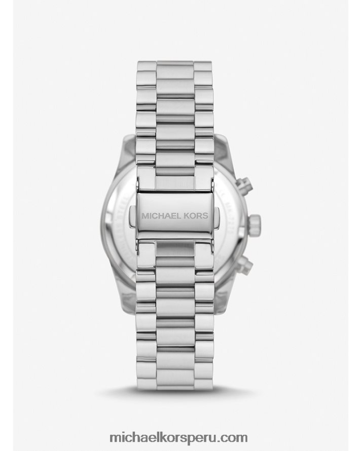 Z48V2406 plata mujer Michael Kors reloj lexington pavé