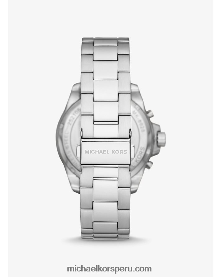 Z48V2419 Dos tonos mujer Michael Kors reloj wren extragrande