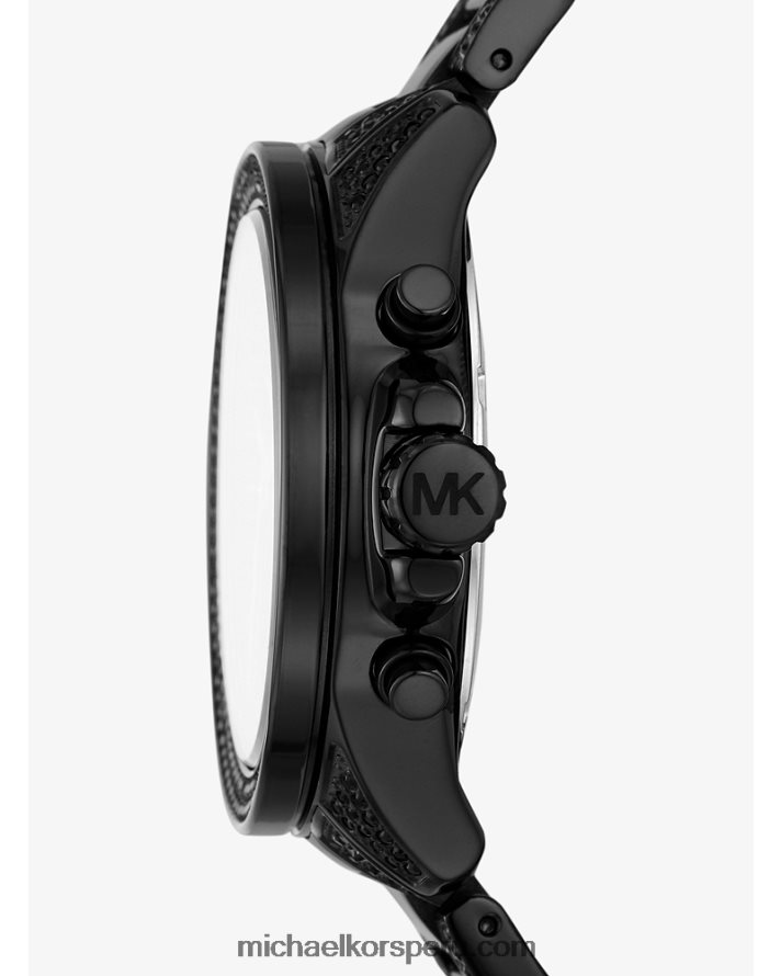 Z48V2432 negro mujer Michael Kors reloj wren pave