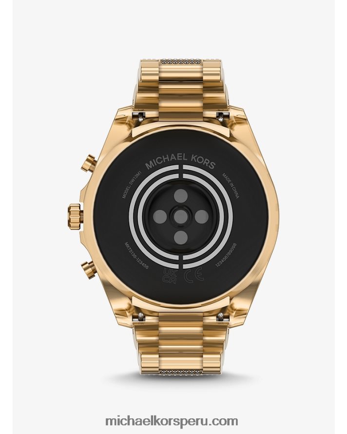 Z48V2354 oro mujer Michael Kors gen 6 bradshaw pavesmartwatch
