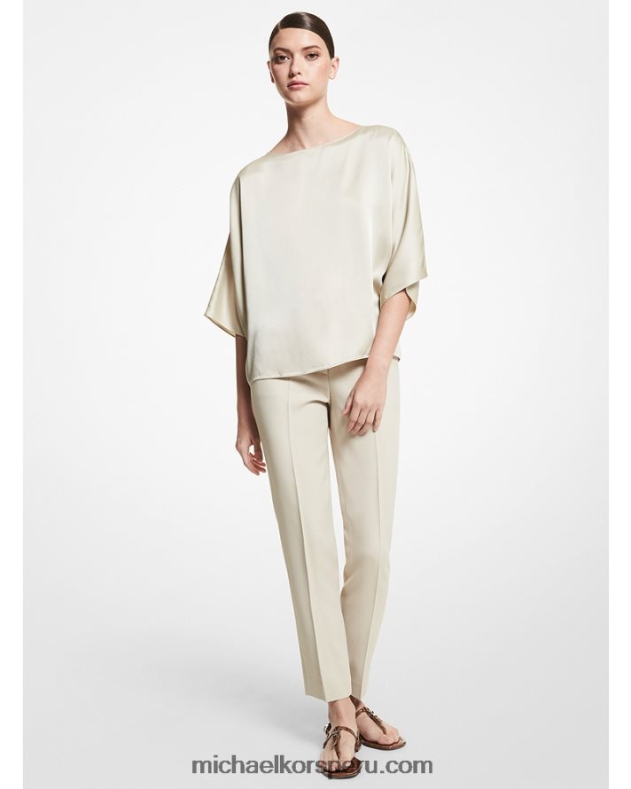 Z48V3664 piedra unisexo Michael Kors colección nikki blusa satín charmeuse